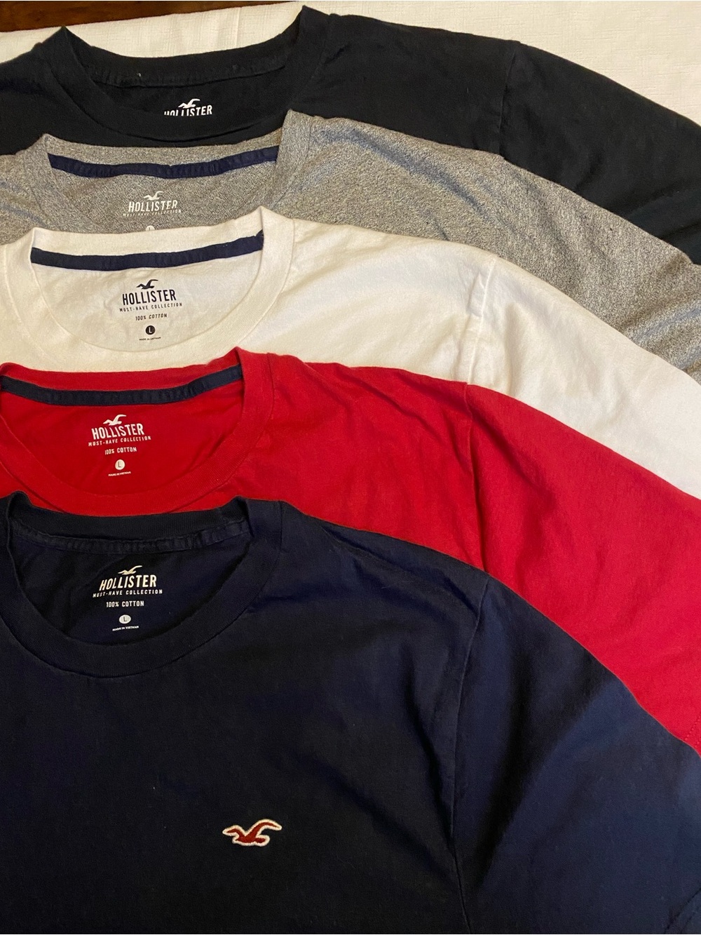 Hollister T-Shirt Bundle Men’s Large